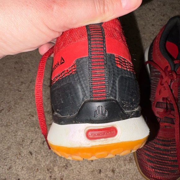 JJ WATT Reebok Red and Black Men's Shoes - Picture 4 of 6